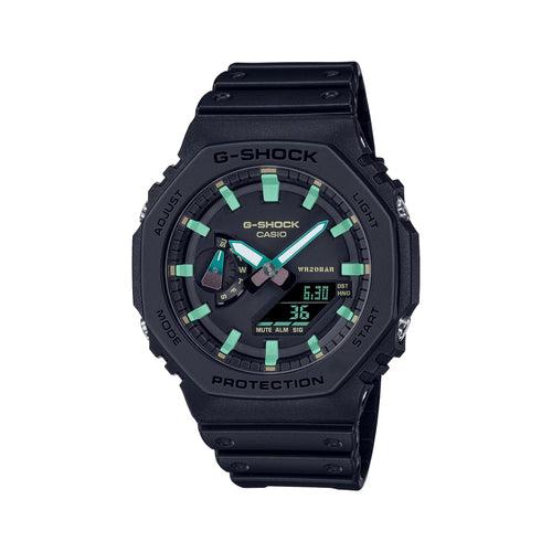 Casio G-SHOCK black/green GA-2100RC-1AER