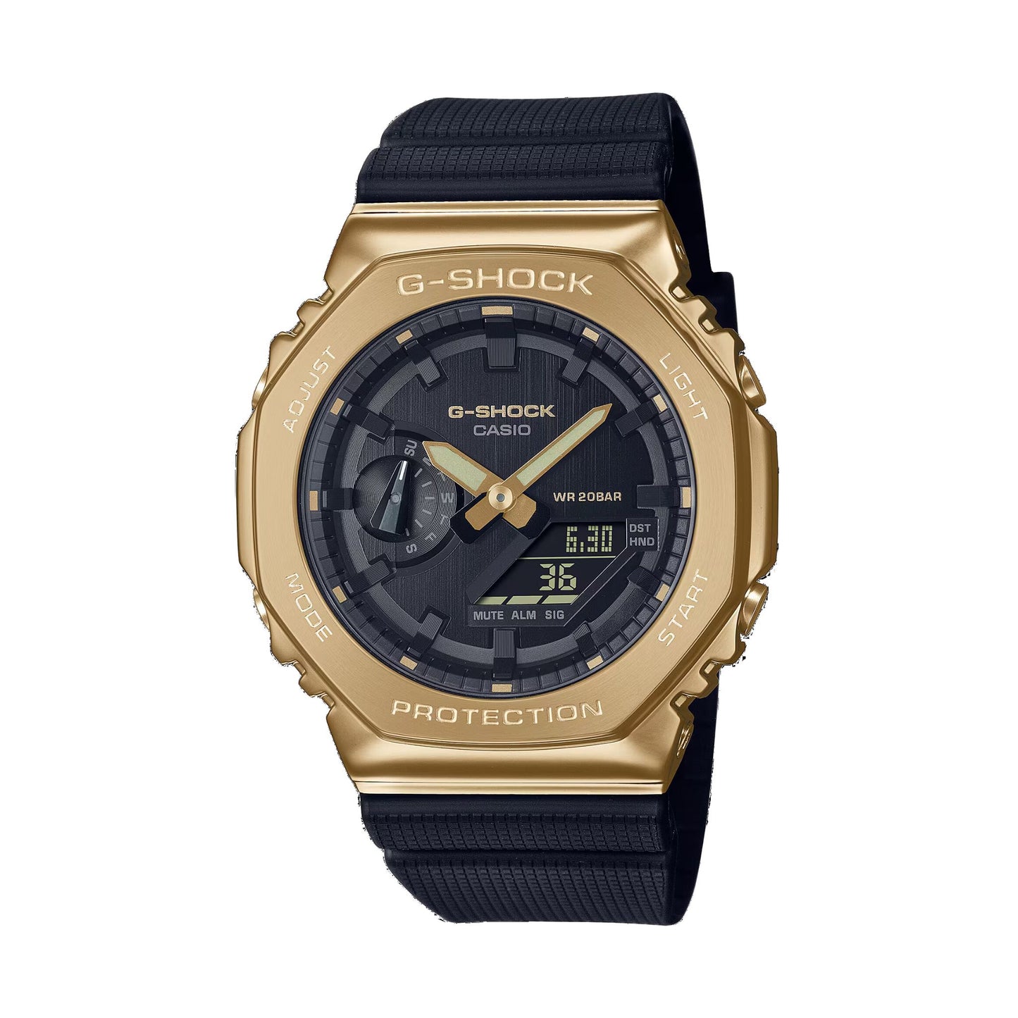 Casio G-SHOCK black/gold GM-2100G-1A9ER